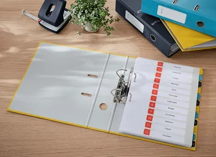 LEITZ Pákový pořadač 180° Cosy hebký A4 80 mm teplá žlutá