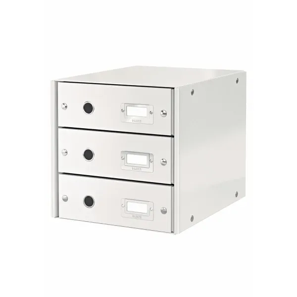 LEITZ Zásuvkový box Click&Store, 3 zásuvky, bílá