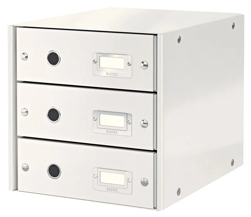 LEITZ Zásuvkový box Click&Store, 3 zásuvky, bílá