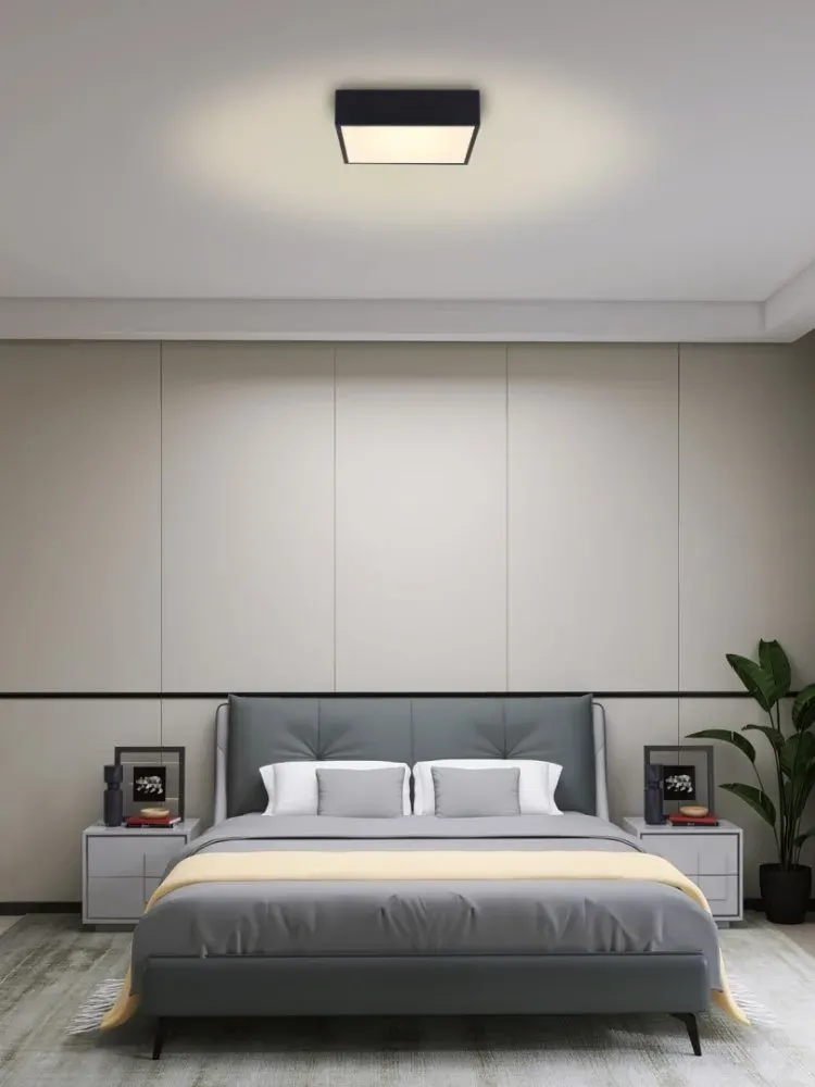 IMMAX NEO CANTO SLIM Smart stropní svítidlo 28x28cm 22W 1610lm, černé, Zigbee 3.0, TUYA
