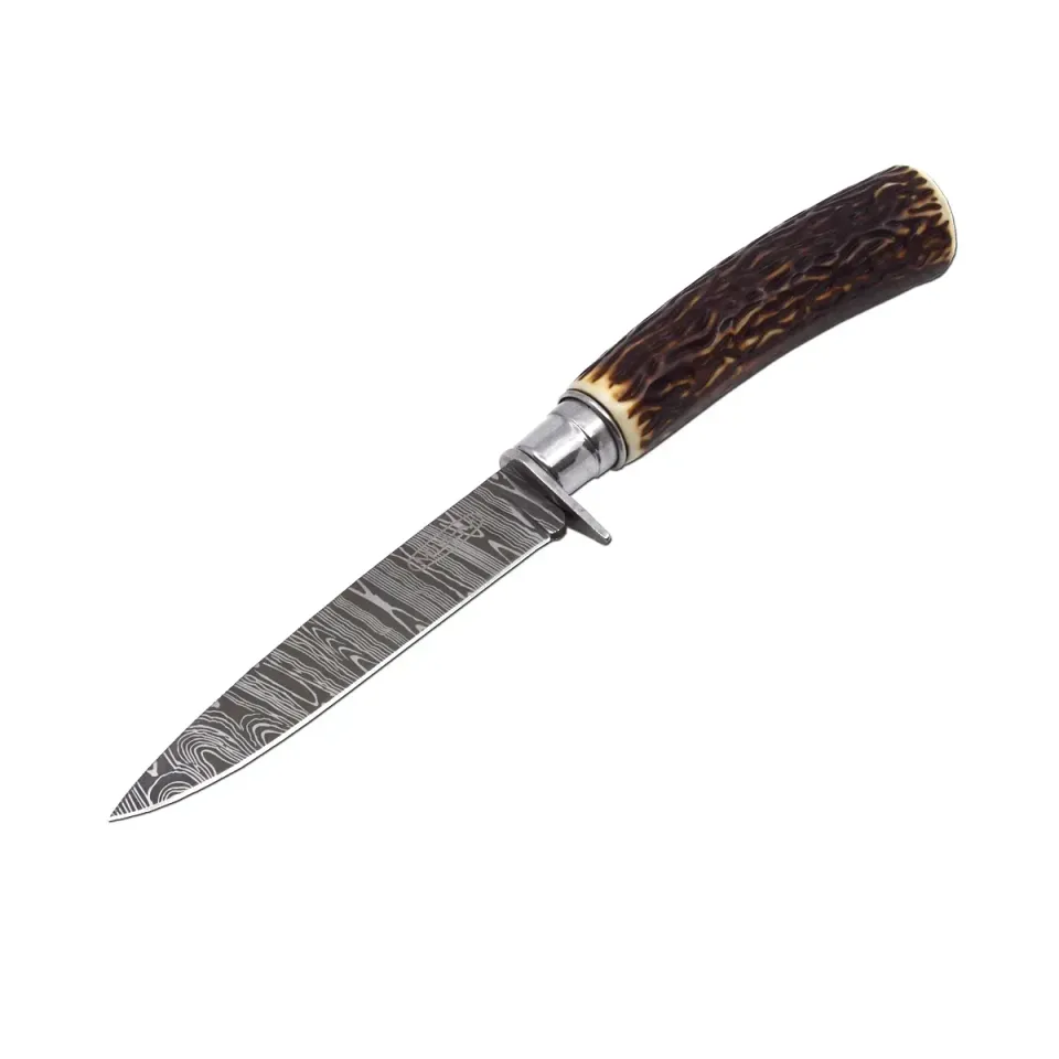 Lovecký nůž ZAVAZÁK - s designem damaškové oceli 374-NH-1D