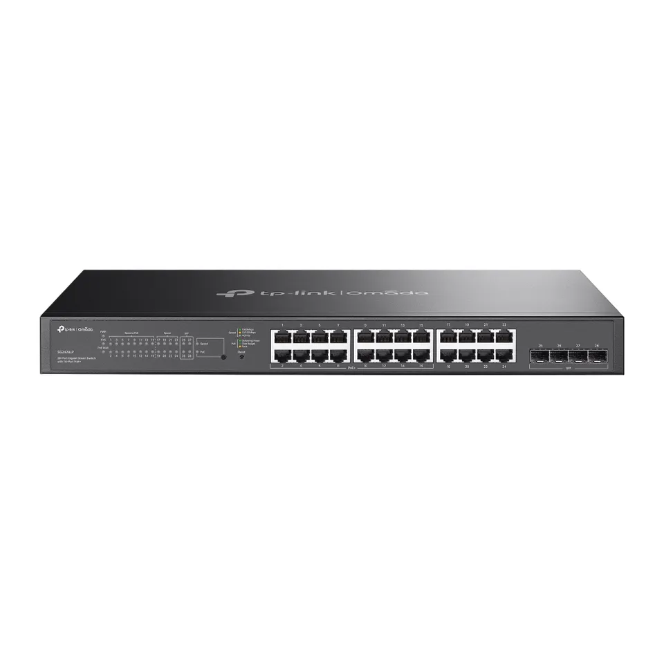 TP-Link SG2428LP Omada 28 x GLAN SWITCH 8x GLAN, 16x GLAN PoE+ Rozpočet 150W 4xS