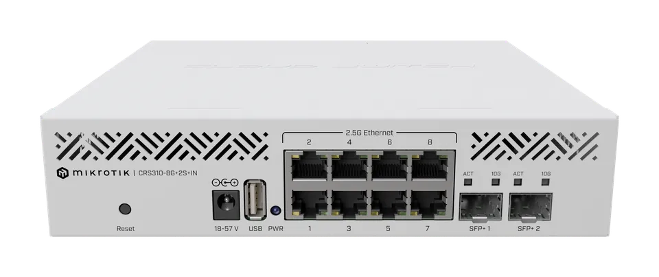 MikroTik CRS310-8G+2S+IN, Cloud Router Switch