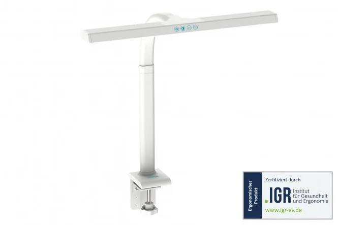 DIGITUS LED stolní lampa - 50 cm, 1025 lm, 7W, bílá