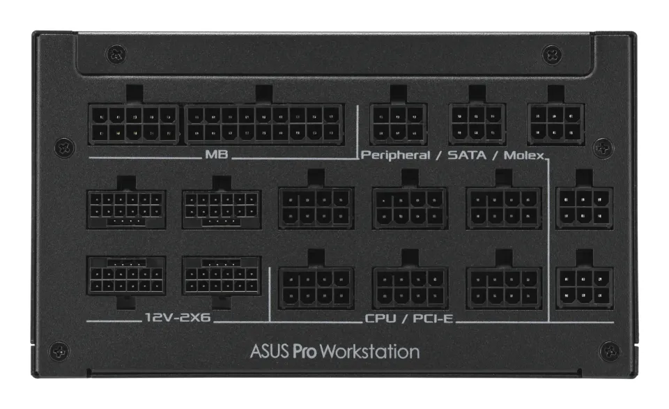 ASUS zdroj Pro WS 3000W Platinum, 140mm, Plně modulární, 80 Plus Platinum, ATX 3.1