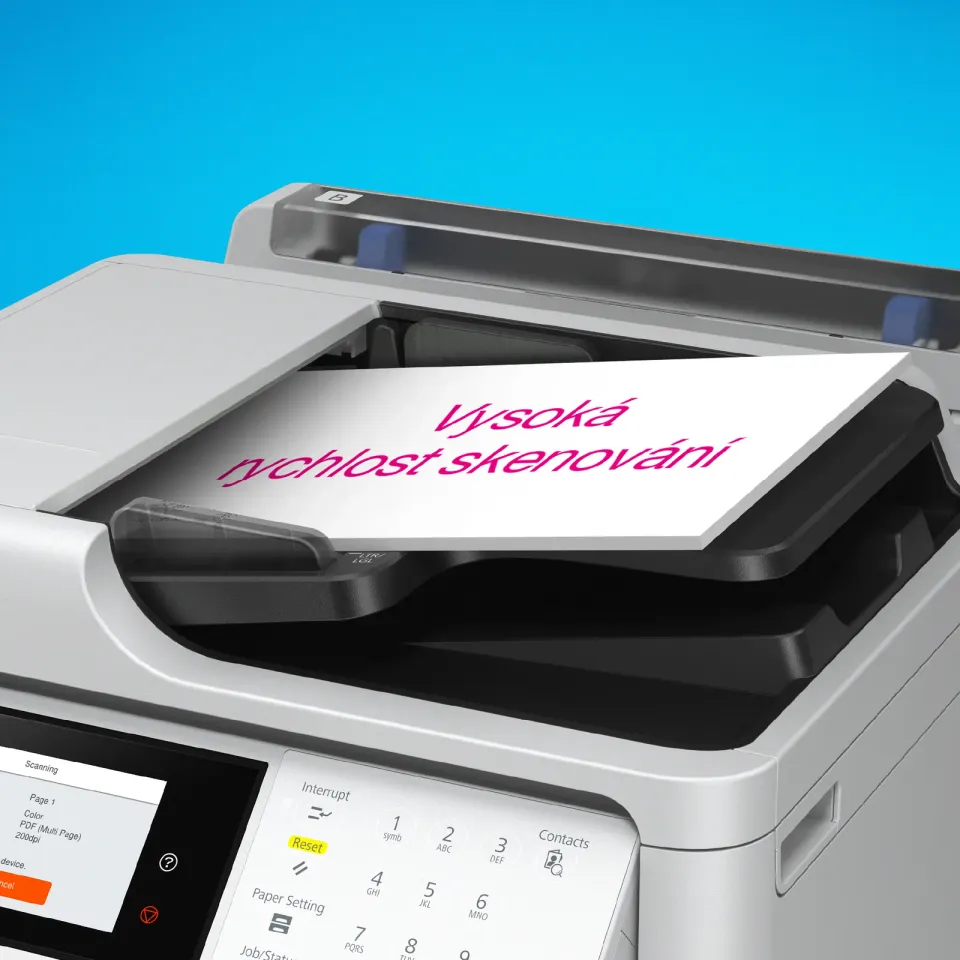 EPSON WorkForce Pro WF-C5890DWF - A4/34ppm/4ink/USB/LAN/Duplex/ADF/Fax/