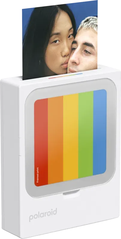 Polaroid Hi·Print 3×3 – kapesní fototiskárna čtvercových fotek, Bluetooth, fotorámeček, 60 listů (bazar, poškozený obal)