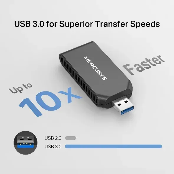 MERCUSYS MA70XM WiFi6 USB adapter (AX1800,2,4GHz/5GHz,USB3.0)