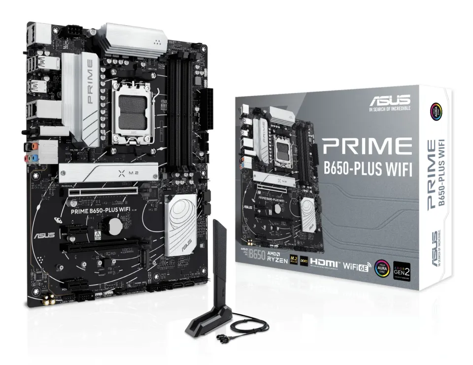 ASUS MB Sc AM5 PRIME B650-PLUS WIFI, AMD B650, 4xDDR5, 1xDP, 1xHDMI, WI-FI