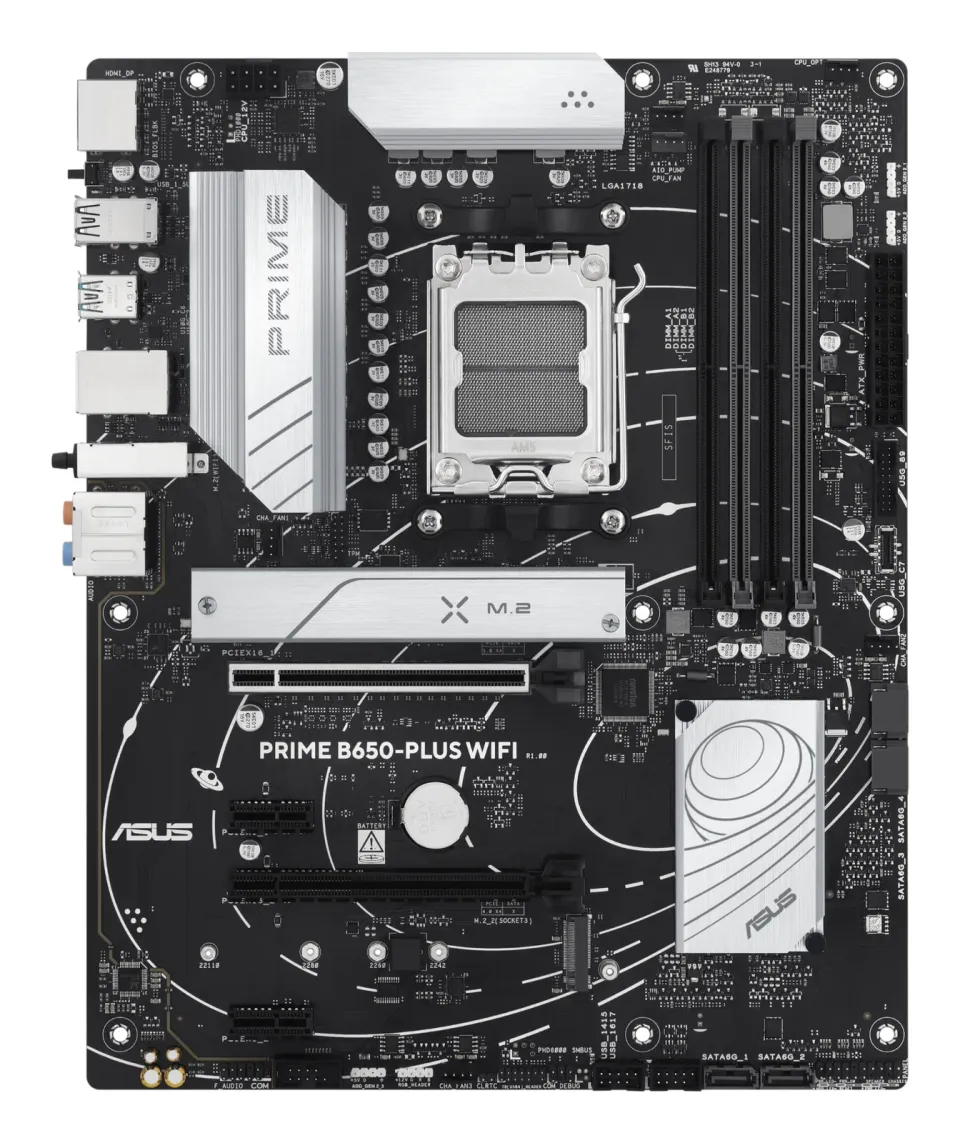 ASUS MB Sc AM5 PRIME B650-PLUS WIFI, AMD B650, 4xDDR5, 1xDP, 1xHDMI, WI-FI