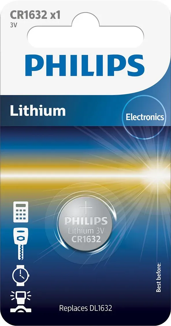 Philips baterie CR1632 - 1ks