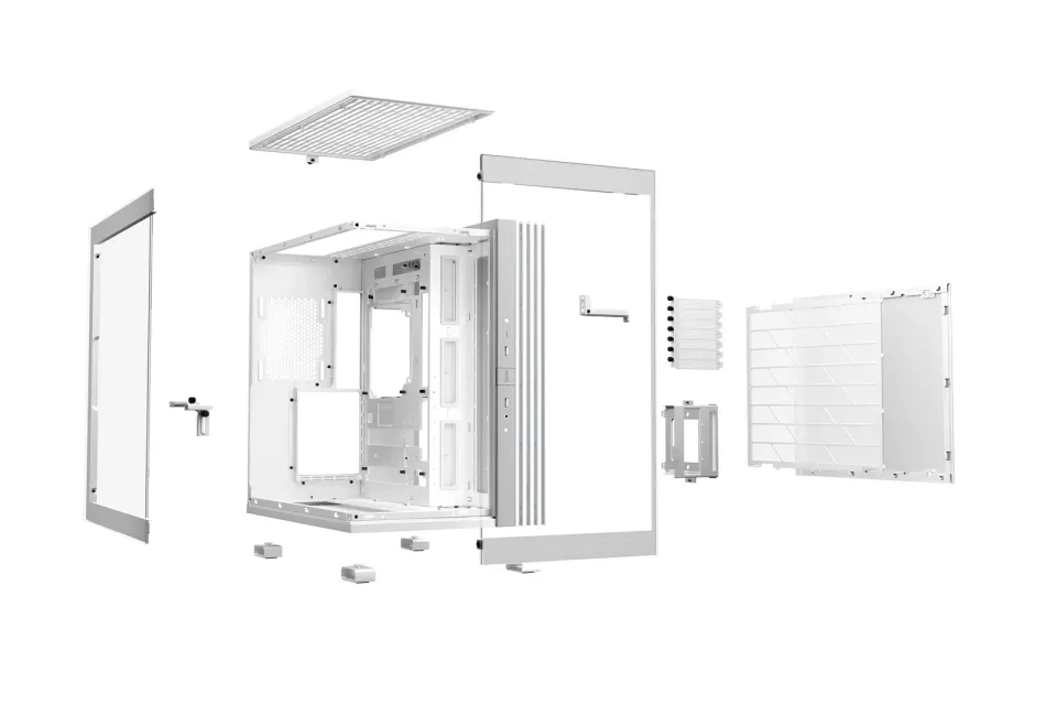Be quiet! skříň LIGHT BASE 600DX / ATX / ARGB pásek / až 10 fan / 2xUSB / USB-C / panoramatická / bílá