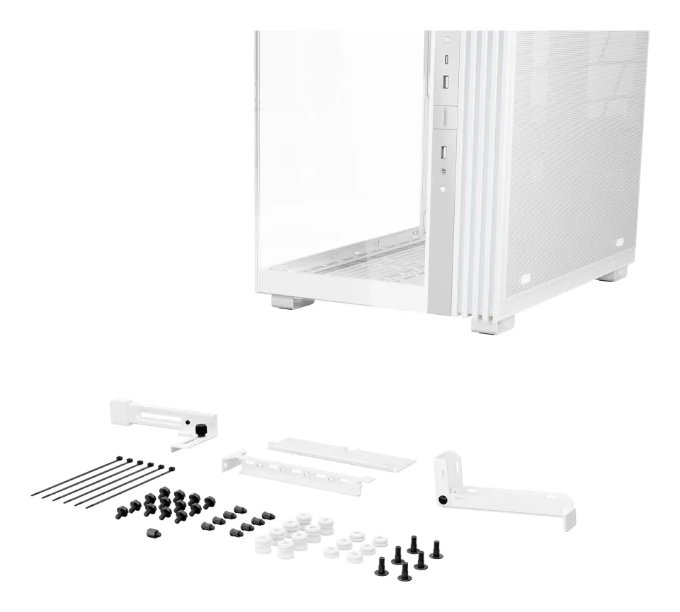 Be quiet! skříň LIGHT BASE 600DX / ATX / ARGB pásek / až 10 fan / 2xUSB / USB-C / panoramatická / bílá