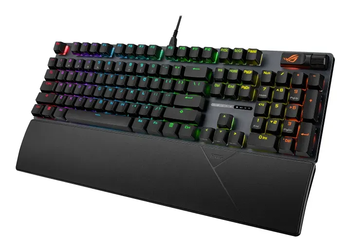 ASUS klávesnice ROG STRIX SCOPE II X, mechanická, drátová, ROG NX Snow V2, US