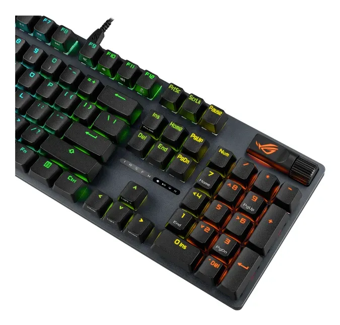 ASUS klávesnice ROG STRIX SCOPE II X, mechanická, drátová, ROG NX Snow V2, US