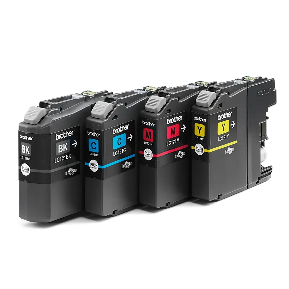 Brother LC-121VALBP (inkoust multipack - černá + tři barvy)