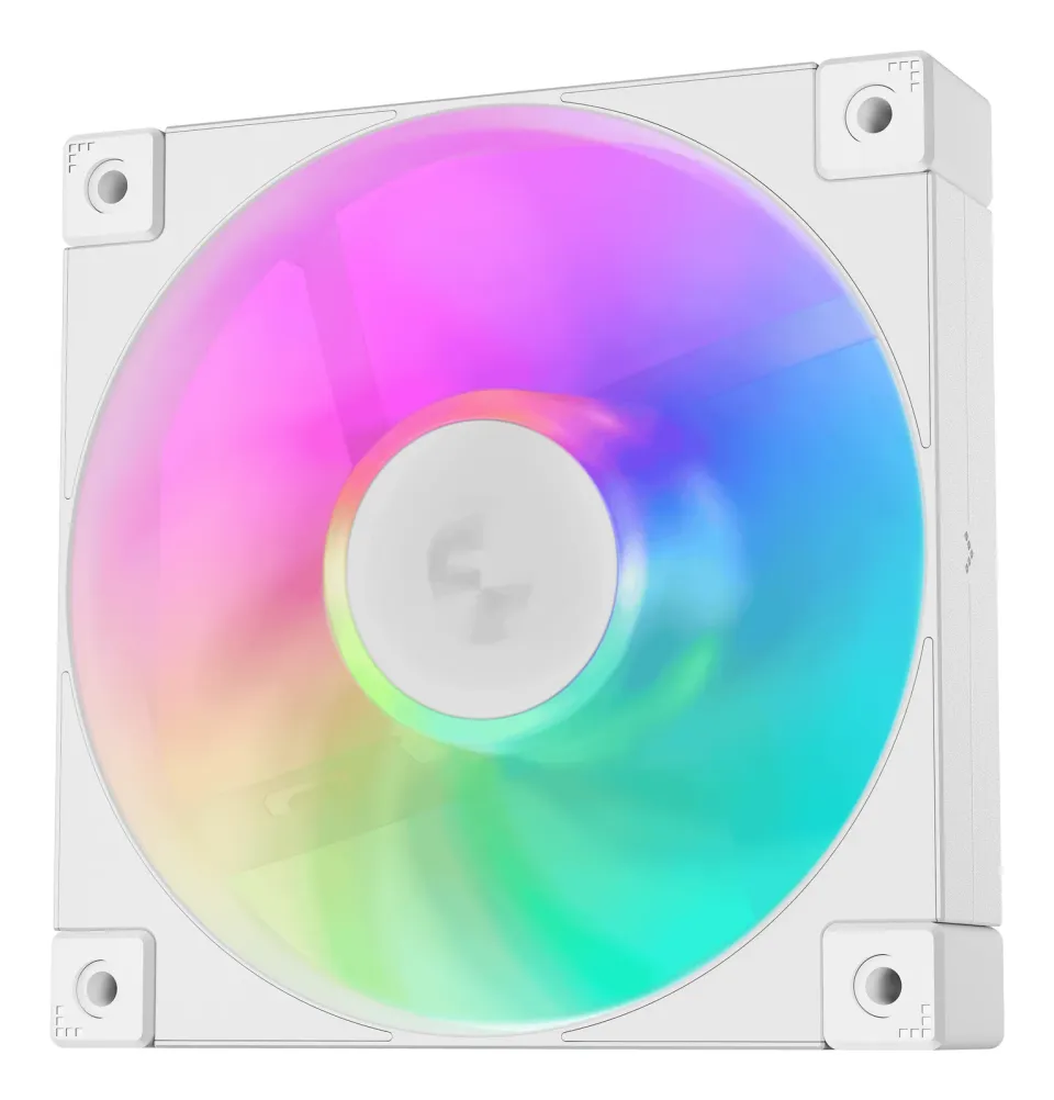 DEEPCOOL Ventilátor FD12 ARGB WH 3v1, 3x120mm, ARGB, bílá