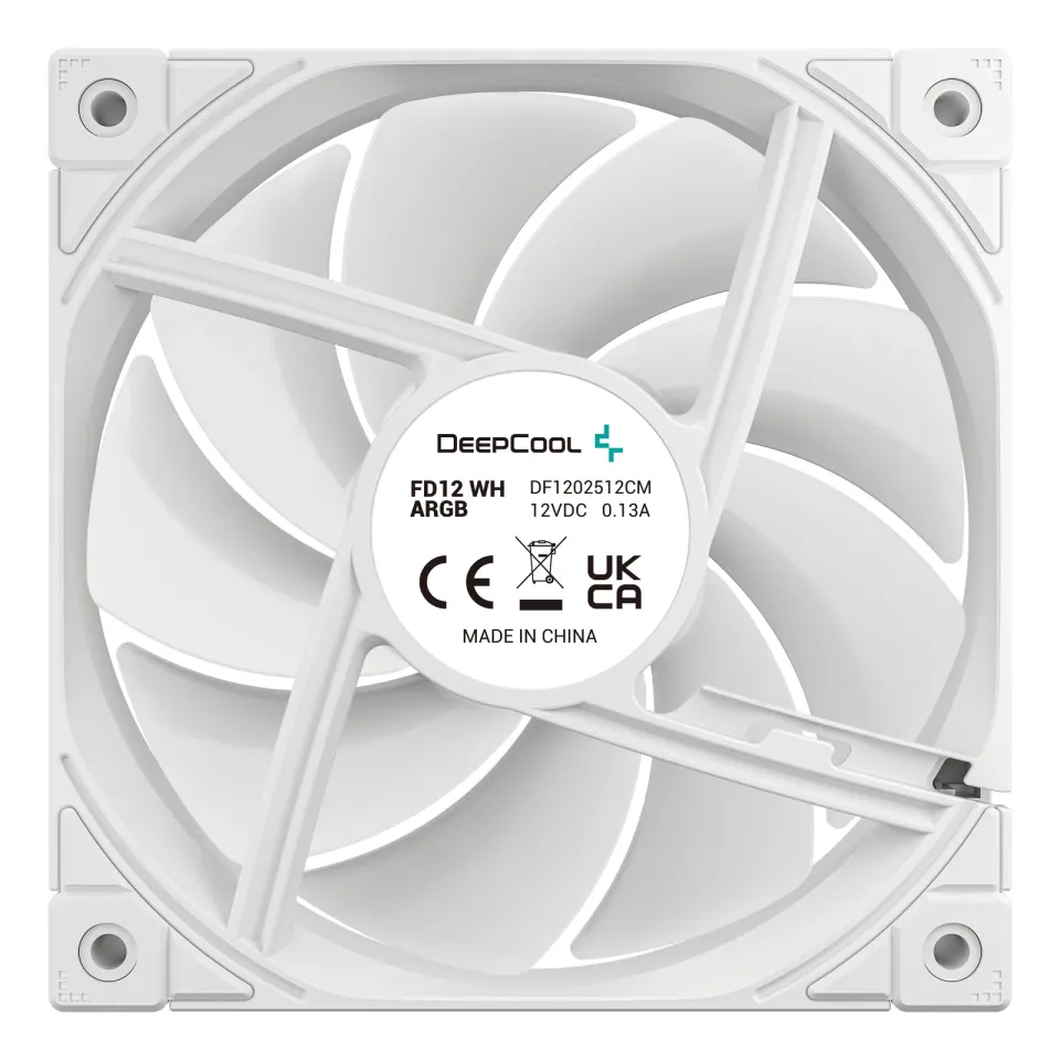DEEPCOOL Ventilátor FD12 ARGB WH 3v1, 3x120mm, ARGB, bílá