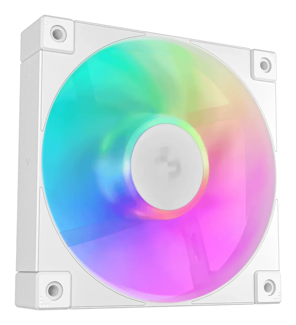 DEEPCOOL Ventilátor FD12 ARGB WH 3v1, 3x120mm, ARGB, bílá