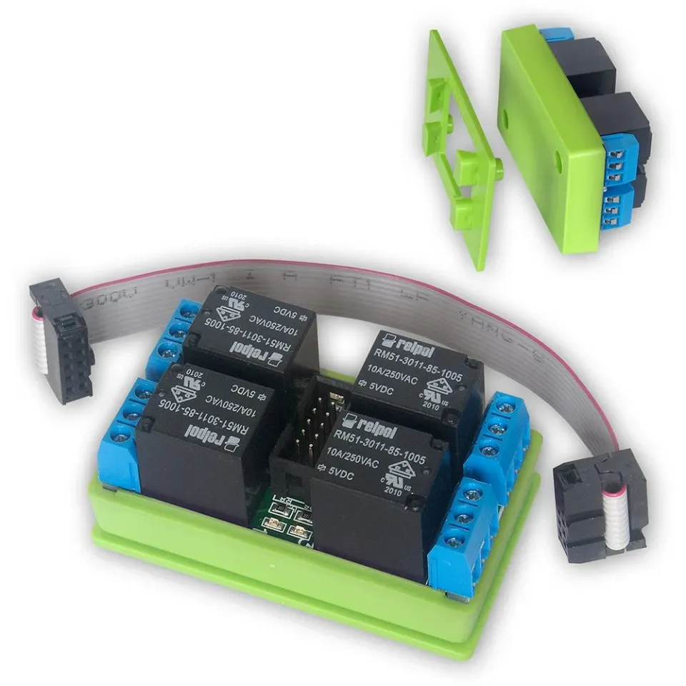 TINYCONTROL 4x relé 10A, rozšiřující modul pro LAN ovladač LK3 a LK4