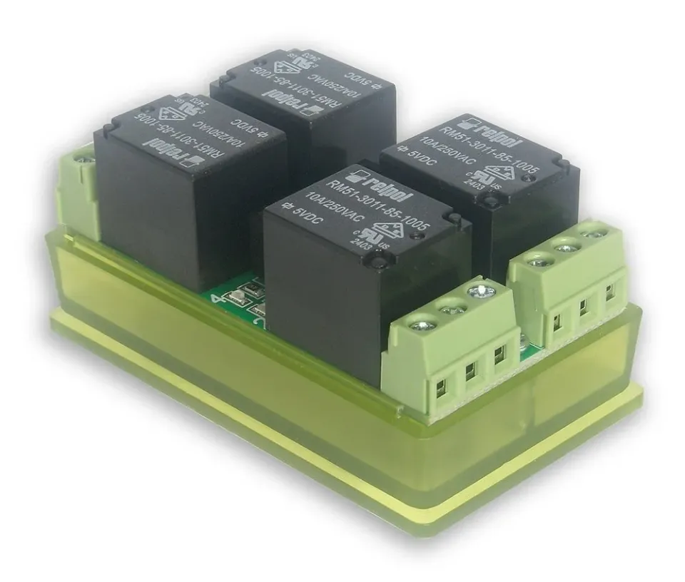 TINYCONTROL 4x relé 10A, rozšiřující modul pro LAN ovladač LK3 a LK4