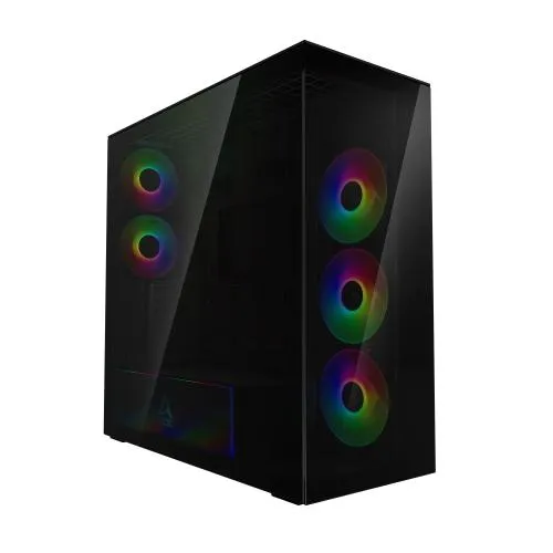 ARCTIC case Xtender Tower, tinted window, black