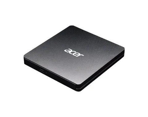 ACER Portable DVD Writer, USB 3.5 + Type-C 3.0, 140 x 142 x 17mm, burn speed CD-R: 24X CD-RW: 16X ,DVD-R,8X, DVD-RW 6X