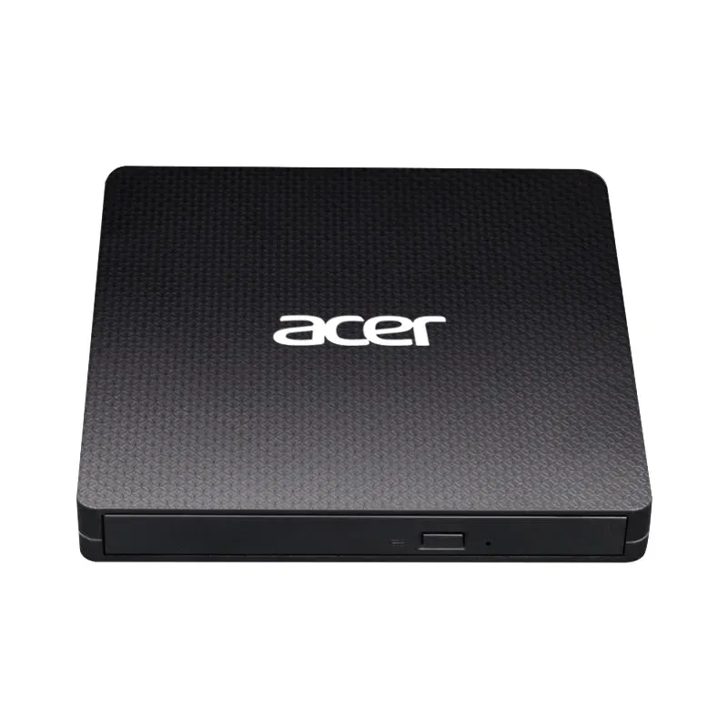 ACER Portable DVD Writer, USB 3.5 + Type-C 3.0, 140 x 142 x 17mm, burn speed CD-R: 24X CD-RW: 16X ,DVD-R,8X, DVD-RW 6X