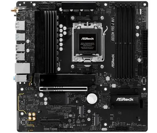 ASROCK B850M PRO-A WIFI (AM5, 4xDDR5, PCIe 5.0x16, HDMI+DPort, M.2 PCIe Gen5x4)