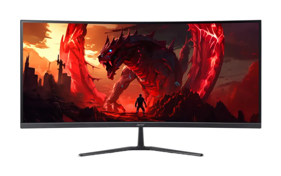 ACER LCD Nitro ED340CURW0bmiipx,86cm(34")Curved,3440x1440@240Hz,250cd/m2,178°/178°,1ms,HDMI,DP,repro,FreeSync,VESA,Black