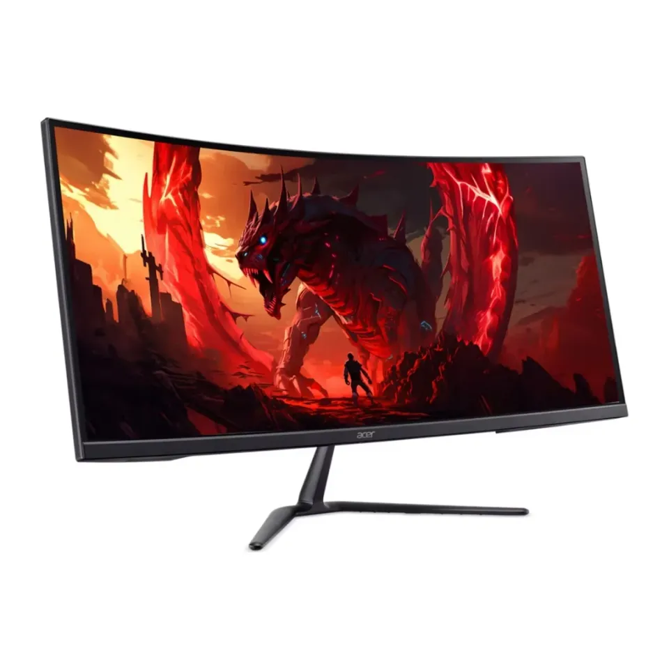 ACER LCD Nitro ED340CURW0bmiipx,86cm(34")Curved,3440x1440@240Hz,250cd/m2,178°/178°,1ms,HDMI,DP,repro,FreeSync,VESA,Black