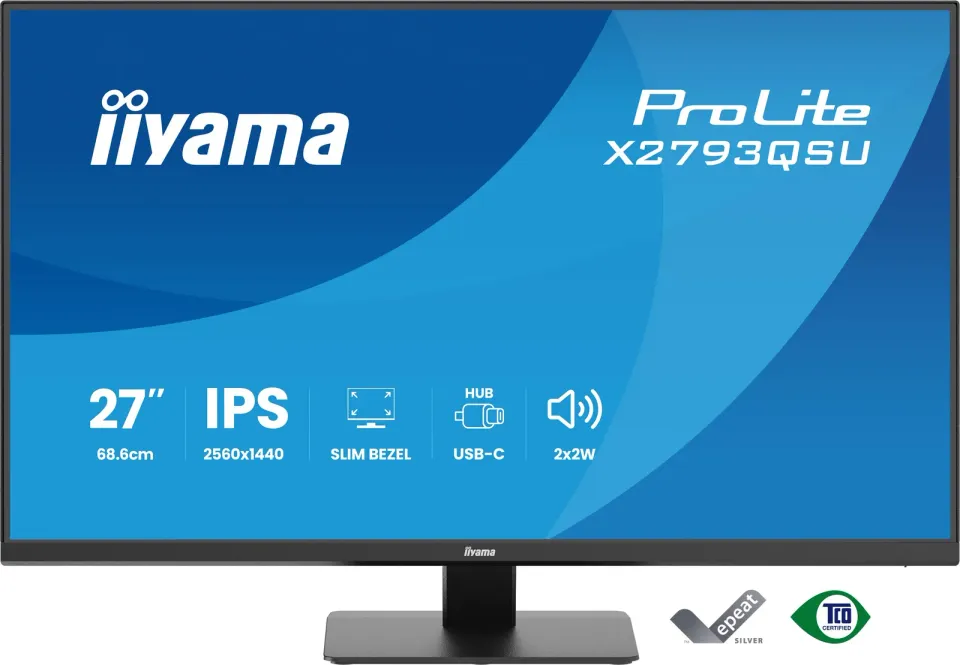 iiyama ProLite/X2793QSU-B1/27"/IPS/QHD/75Hz/1ms/Černá/3R
