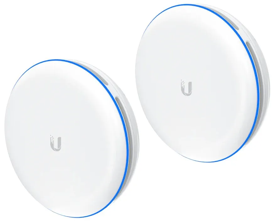 Ubiquiti UniFi UBB XG - 60GHz bezdrátový bridge s 5GHz zálohou, 6 Gbps, anténa 22dBi, PoE++, 2ks v balení