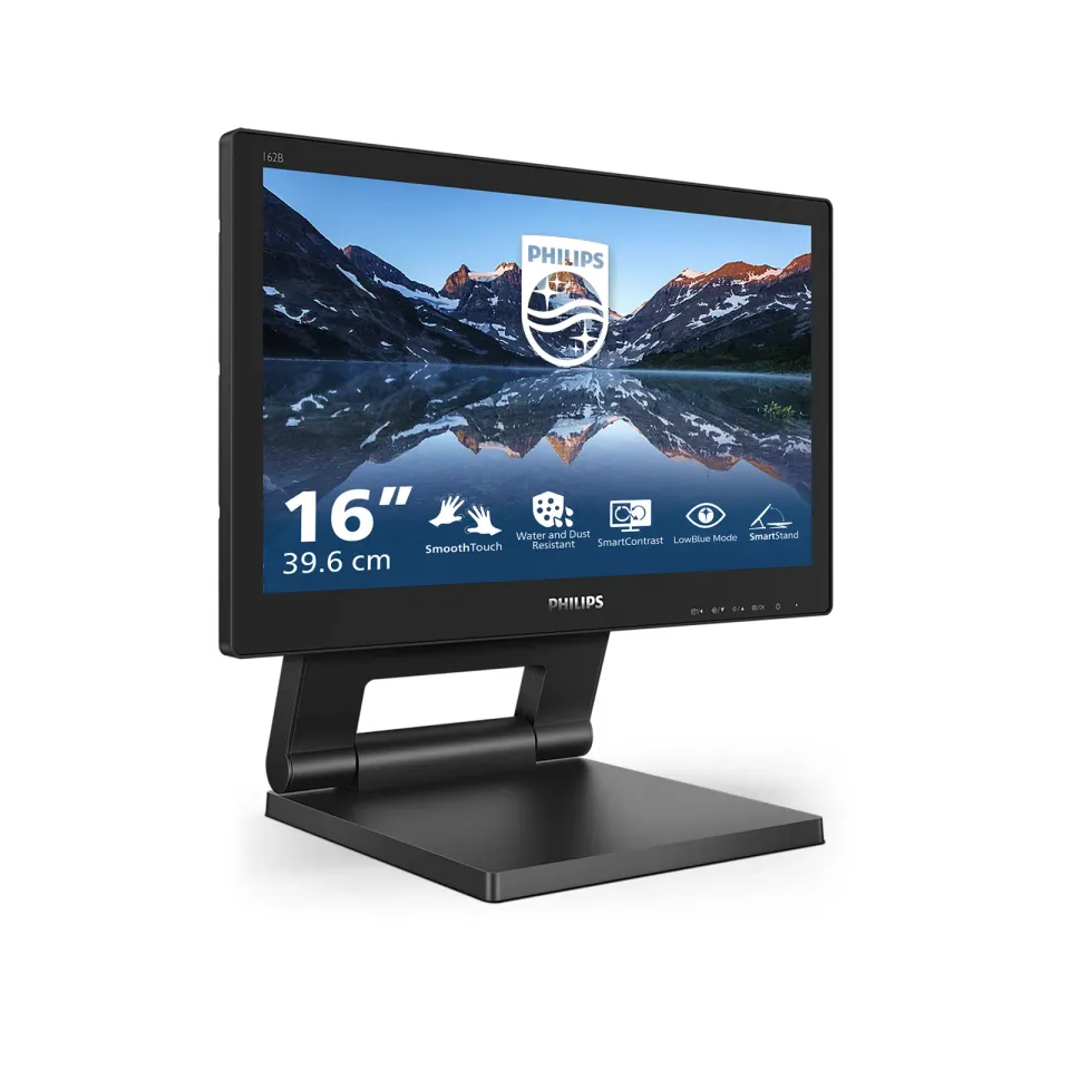 Philips LCD 162B9T 16" 16:9 TN Touch/1366x768@60Hz/20M:1/4ms/220 cd/VGA/DVI/HDMI