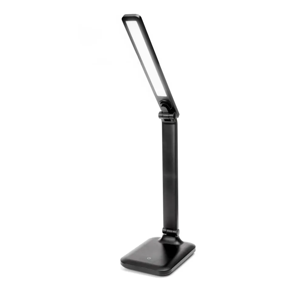 Platinet PDL194B stolní LED lampa Remus 5W stmívatelná, dotykové ovládání, USB port, černá