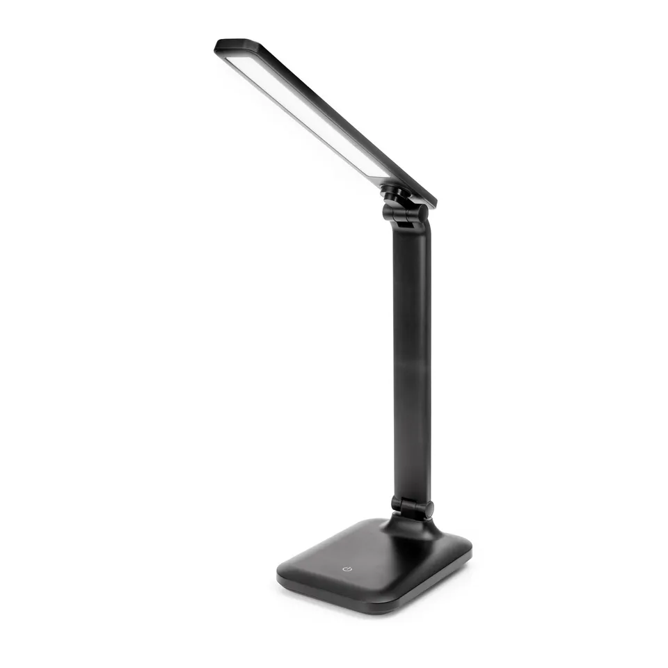 Platinet PDL194B stolní LED lampa Remus 5W stmívatelná, dotykové ovládání, USB port, černá