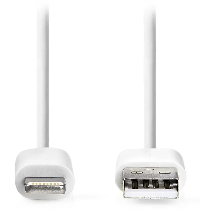 Nedis CCGL39300WT20 - Lightning Kabel| Apple Lightning 8pinový | USB-A Zástrčka