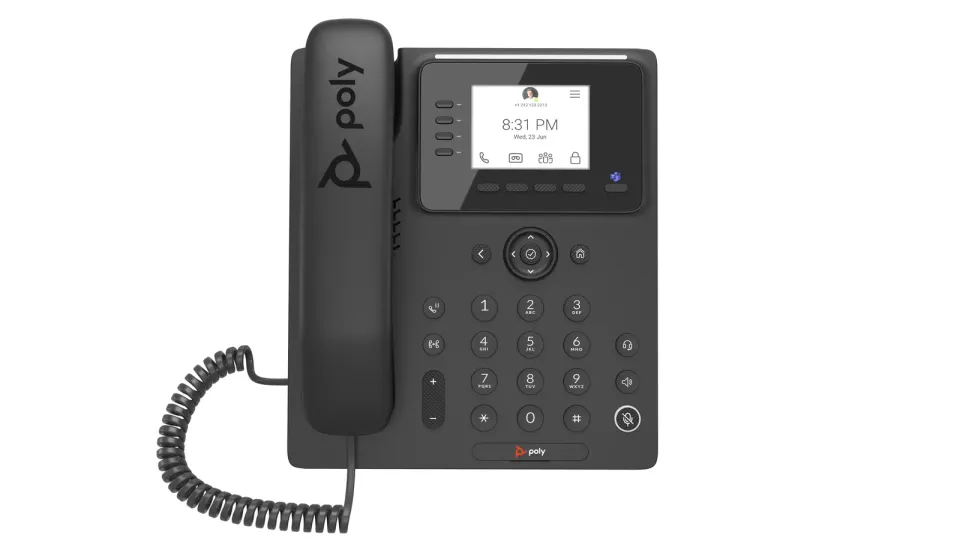 Poly CCX 350 firemní multimediální telefon, Microsoft Teams, PoE