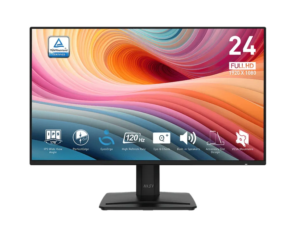 MSI Pro/MP242A E2/23,8"/IPS/FHD/120Hz/1ms/Černá/2R