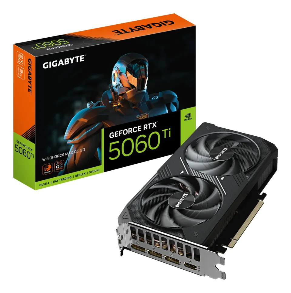 GIGABYTE RTX 5060 Ti WINDFORCE MAX OC 8G