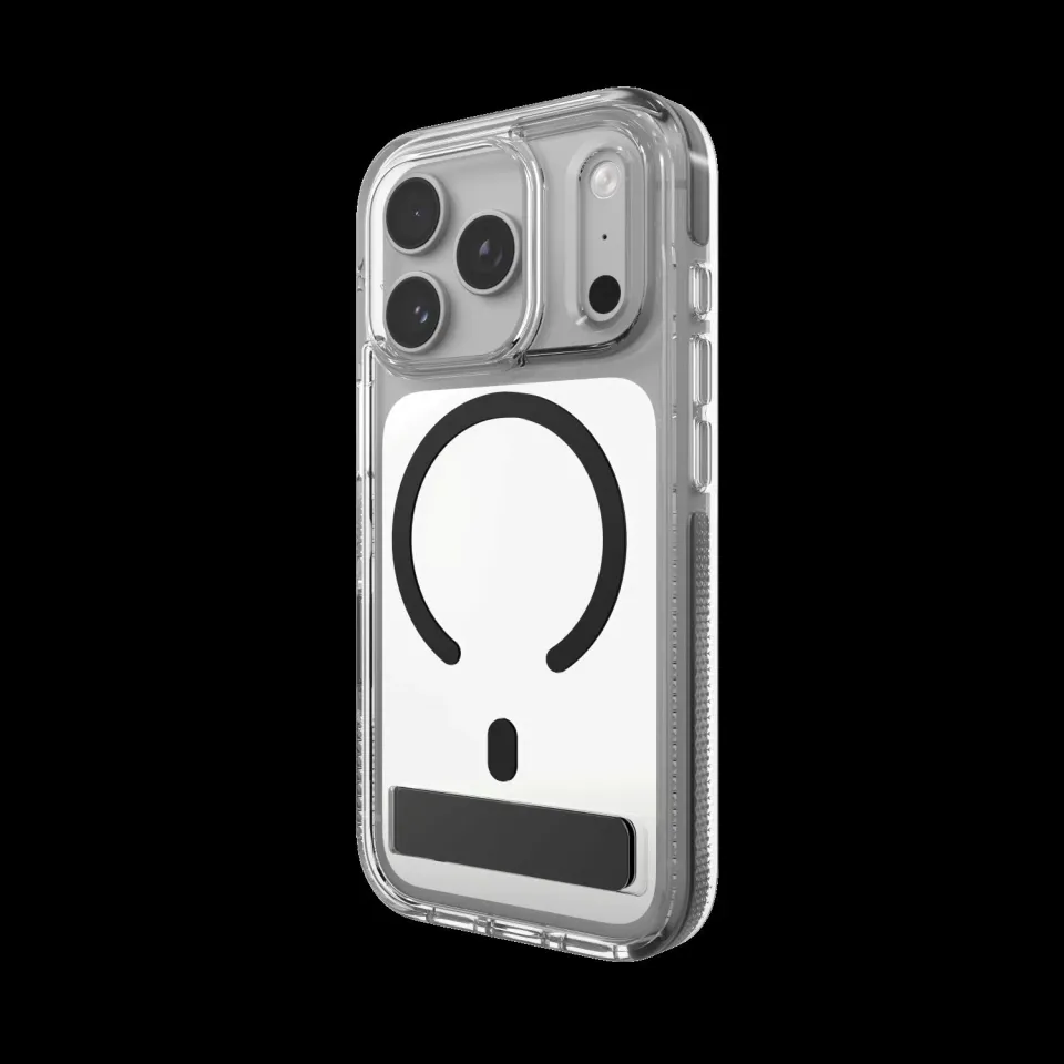 Case Santa Cruz with Kickstand and Camera Button Cover for Apple iPhone 18 Pro / 17 Pro - Black