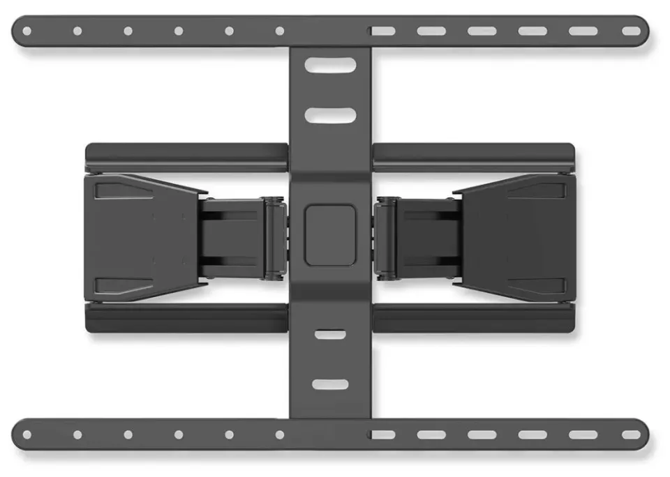 NEDIS nástěnný TV držák/ 43 - 90"/ nosnost 50 kg/ náklon -15 - 3°/ otočný -30 - 30°/ Full Motion/ ocel/ černý