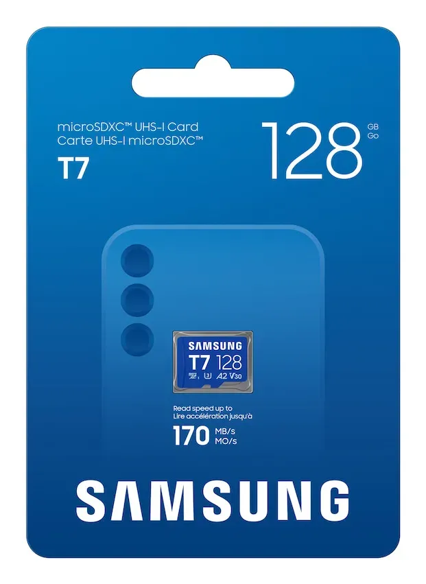 Samsung micro SD karta T7 - 128GB + USB adaptér