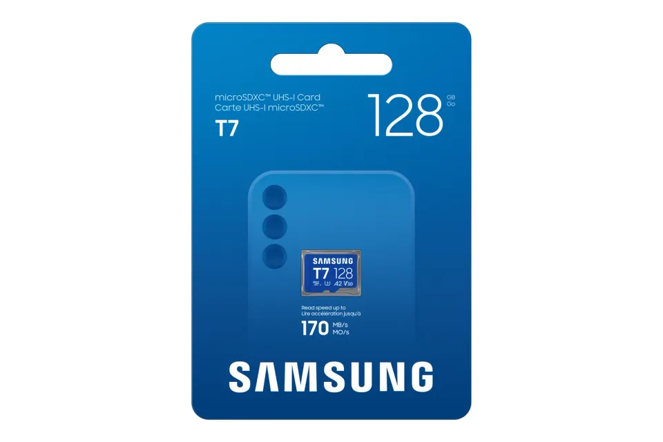 Samsung micro SD karta T7 - 128GB + USB adaptér
