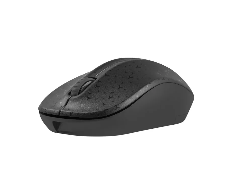 Natec optická myš TOUCAN/1600 DPI/Kancelářská/Optická/1 600 DPI/Bezdrátová USB/Černá