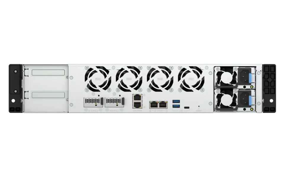 QNAP TS-h1073BXeU-RP-8G (Ryzen V1780B, ZFS, 8GB RAM, 8x SATA + 2x E1.S, 2x 2,5GbE, 2x 10GbE)