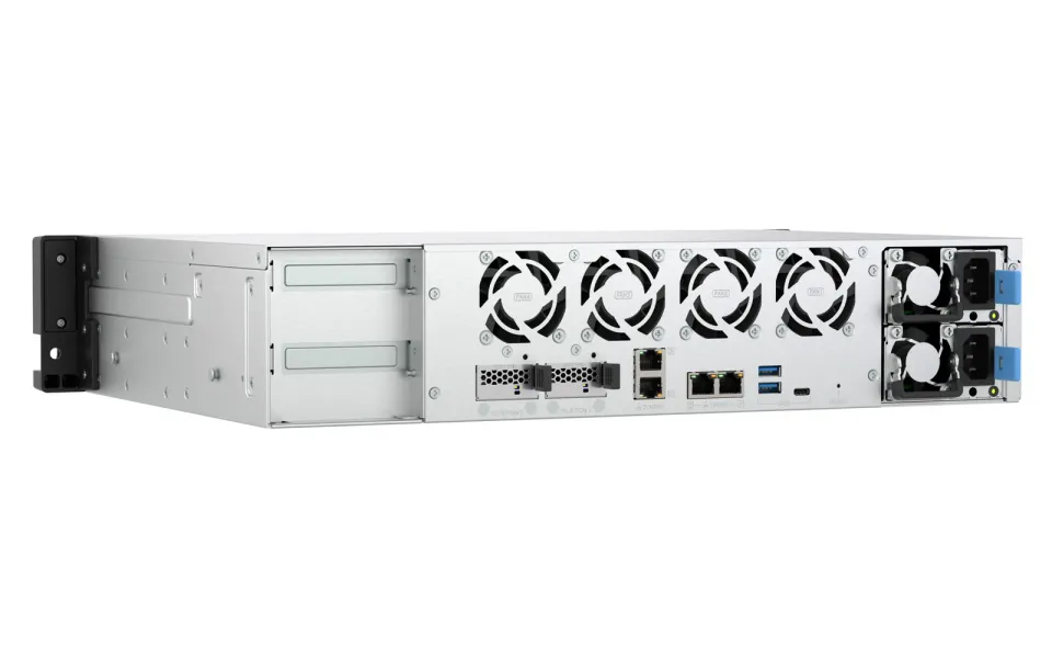 QNAP TS-h1073BXeU-RP-8G (Ryzen V1780B, ZFS, 8GB RAM, 8x SATA + 2x E1.S, 2x 2,5GbE, 2x 10GbE)