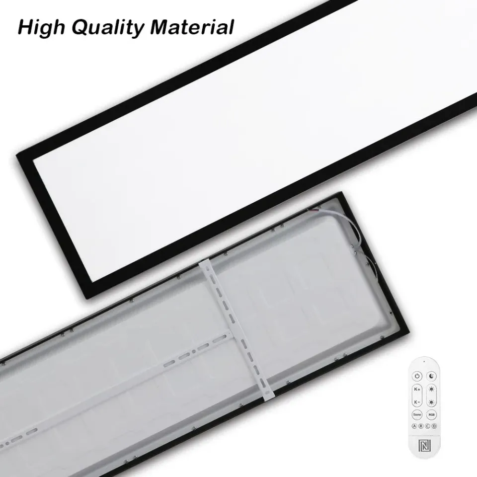 IMMAX NEO LITE FRAME SMART stropní svítidlo 120x30cm, IP44, CCT, s podporou BEACON, Wi-Fi, TUYA, černé