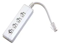 Rozčtyřka RJ45, 1x8p8c/4x8p2c - telefonní