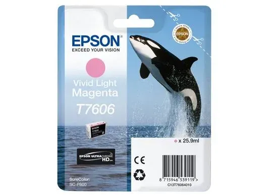 EPSON cartridge T7606 Vivid Light Magenta (kosatka)